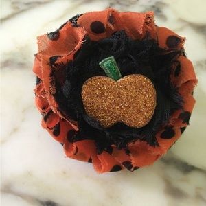 Halloween Pumpkin Bow for Female Dog